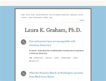 Tablet Screenshot of laurakgraham.com